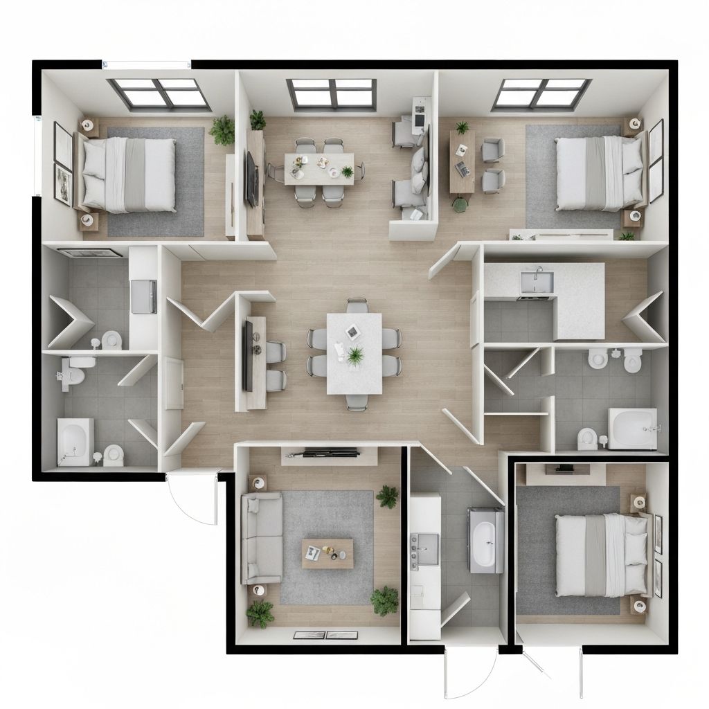 2 Phòng Ngủ - 2WC